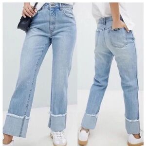 ROLLA’S Original Straight Cuffed Jeans